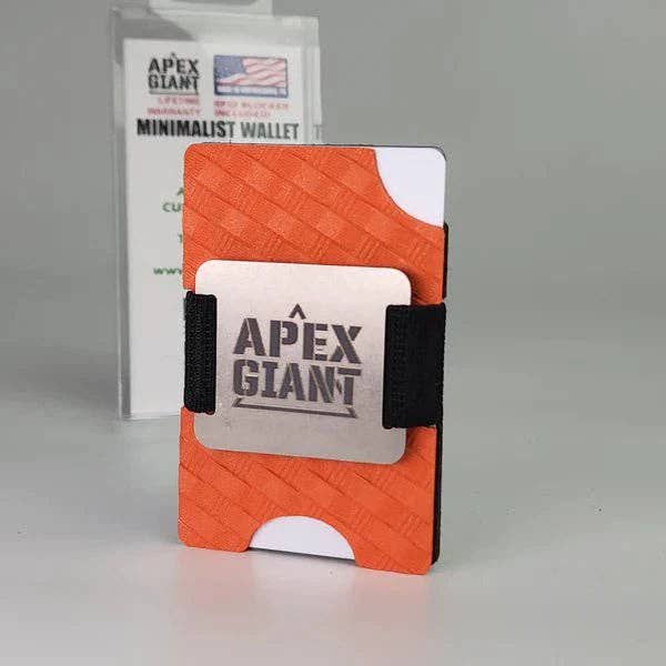 Portefeuille - Tressage Panier Orange Chasseur - APEX GIANT pour la vente par Hilltop Packs LLC
