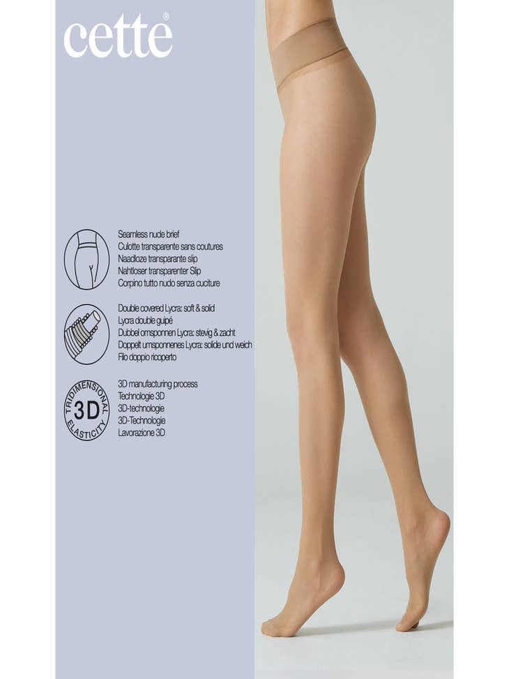 Cette Thermal Footless Tights 300 DEN