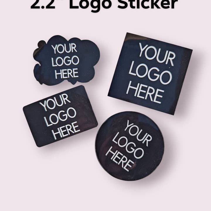 Logo Sticker - 2.2" Measurement for wholesale by Superb Snuffles