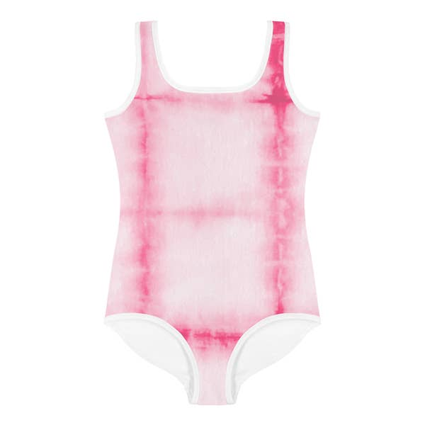 Peach Tie Dye Swimsuit for wholesale by Cadeau