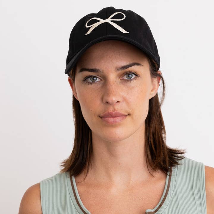 Leto Accessories - Wholesale Baseball Cap - Women's - Bow Ribbon Embroidered Baseball Cap🎀⚾️