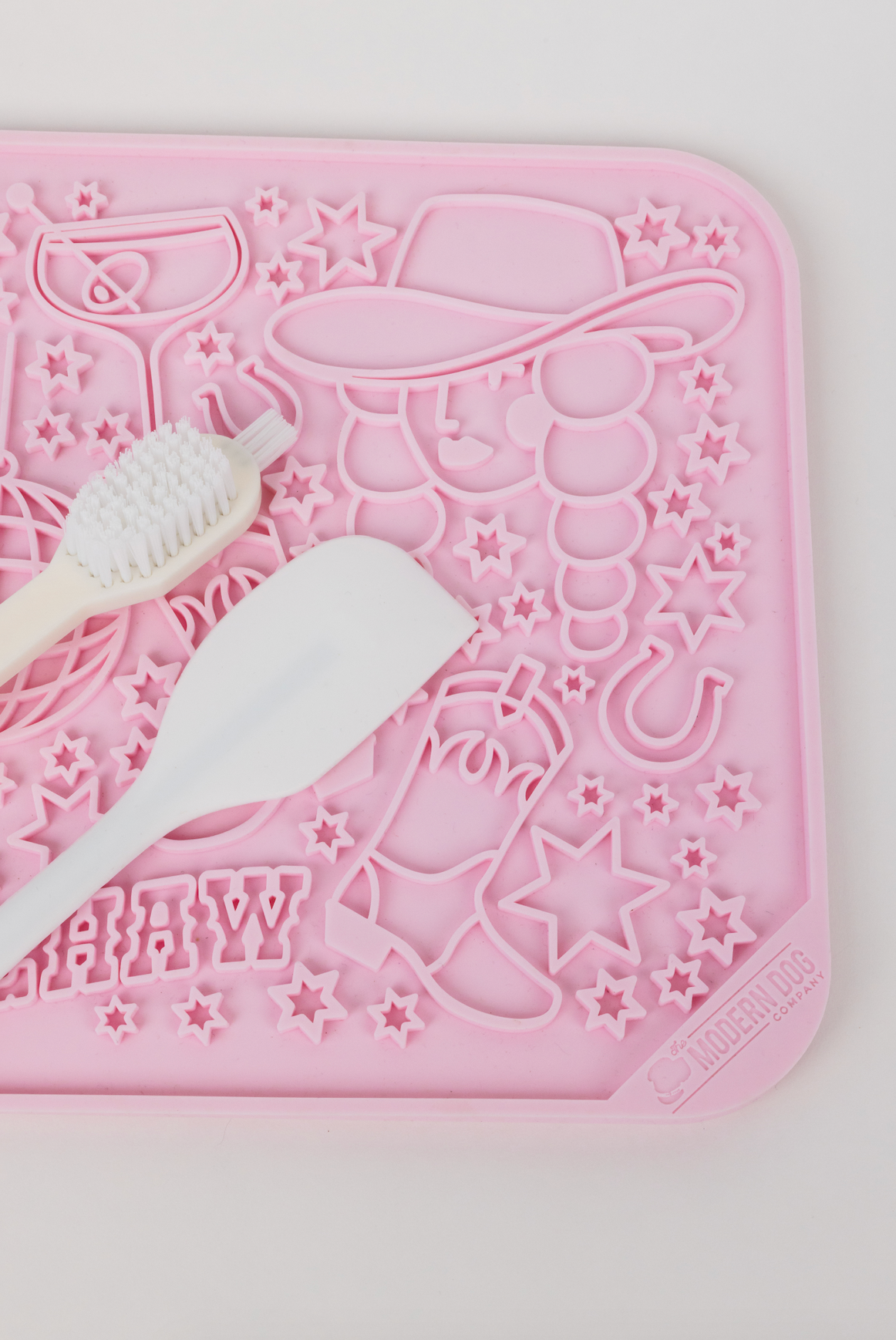 The Modern Dog Company - Wholesale Pet Food Mat - Dog - Disco Cowgirl Lick Mat3