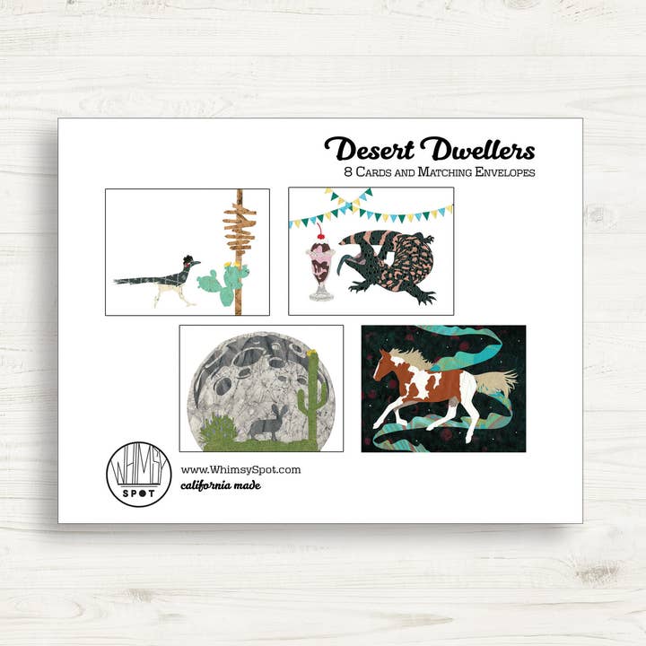 Desert Dwellers kort set för wholesale av Whimsy Spot