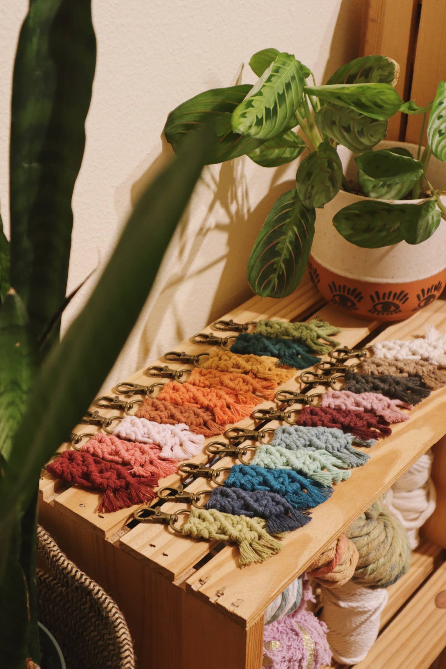 Birch + Being – wholesale Keychain – Women's – Mini Fringe Keychain | Boho Macrame Accessory3