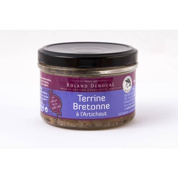 Bretonse terrine met artisjokken 180G voor wholesale door Charcuterie Roland Denoual