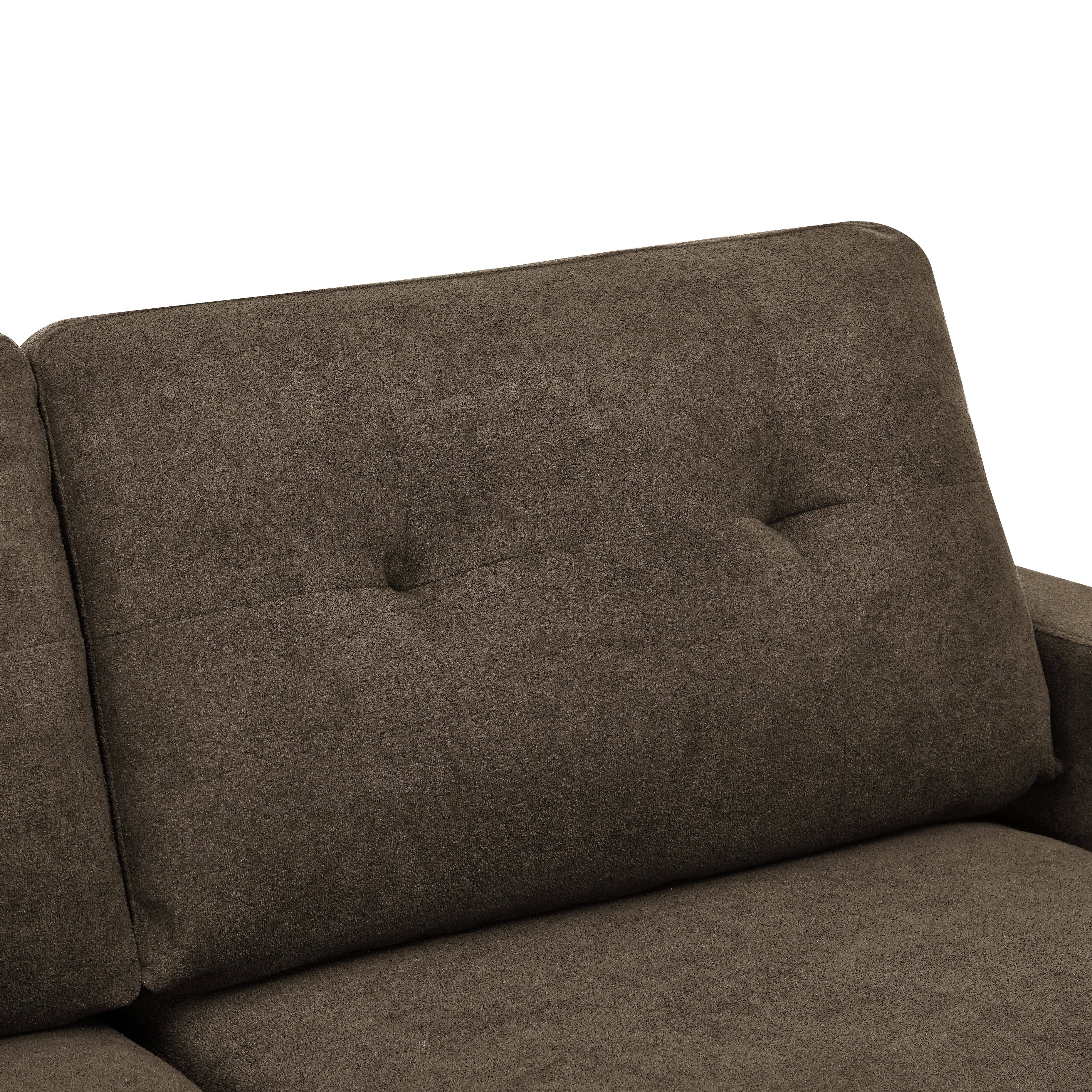 39F Inc. - Wholesale Sofa - Mid-Century 67.7in Tufted Loveseat Sofa with Wood Legs8