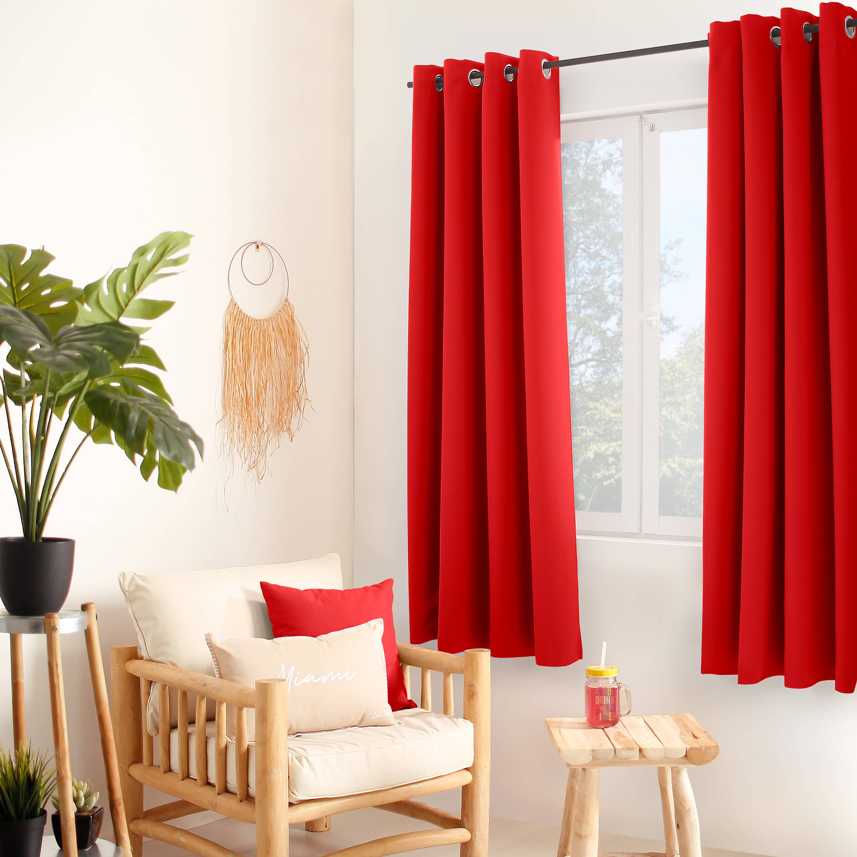 DECOSTARS - CmaDECO - Wholesale Curtain - Blackout Thermal Curtain with Eyelets, 135x180cm, Glacier5