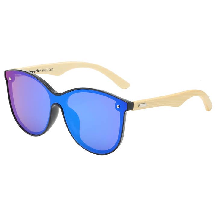 Occhiali da sole unisex in bambù LZ512-8SUP89015 per la vendita all'ingrosso da parte di Luna Sunglasses