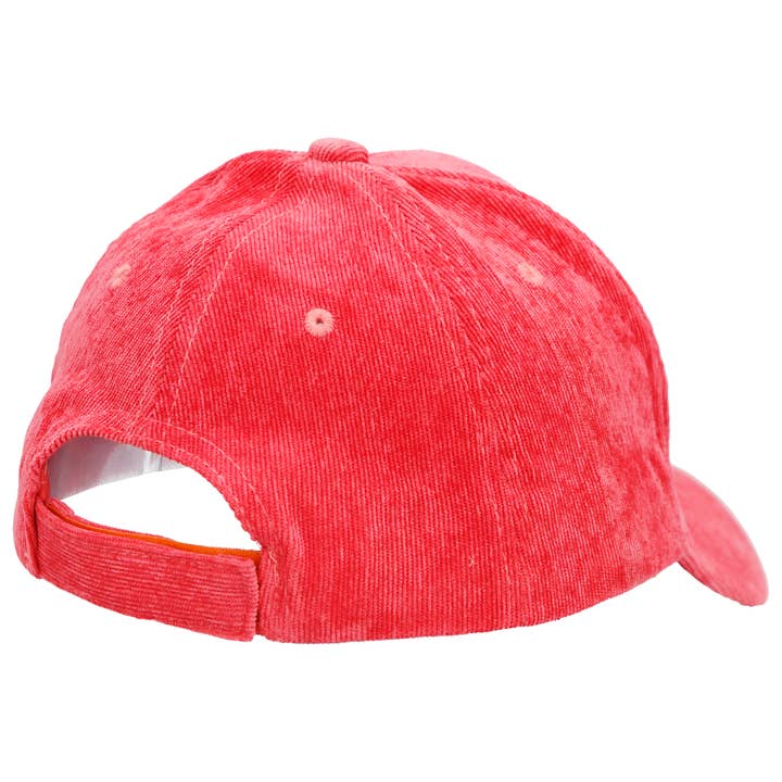 Cap Zone – Großhandel Basecap – Damen – Baseballkappe aus Cord-Baumwolle mit Klettverschluss hinten12