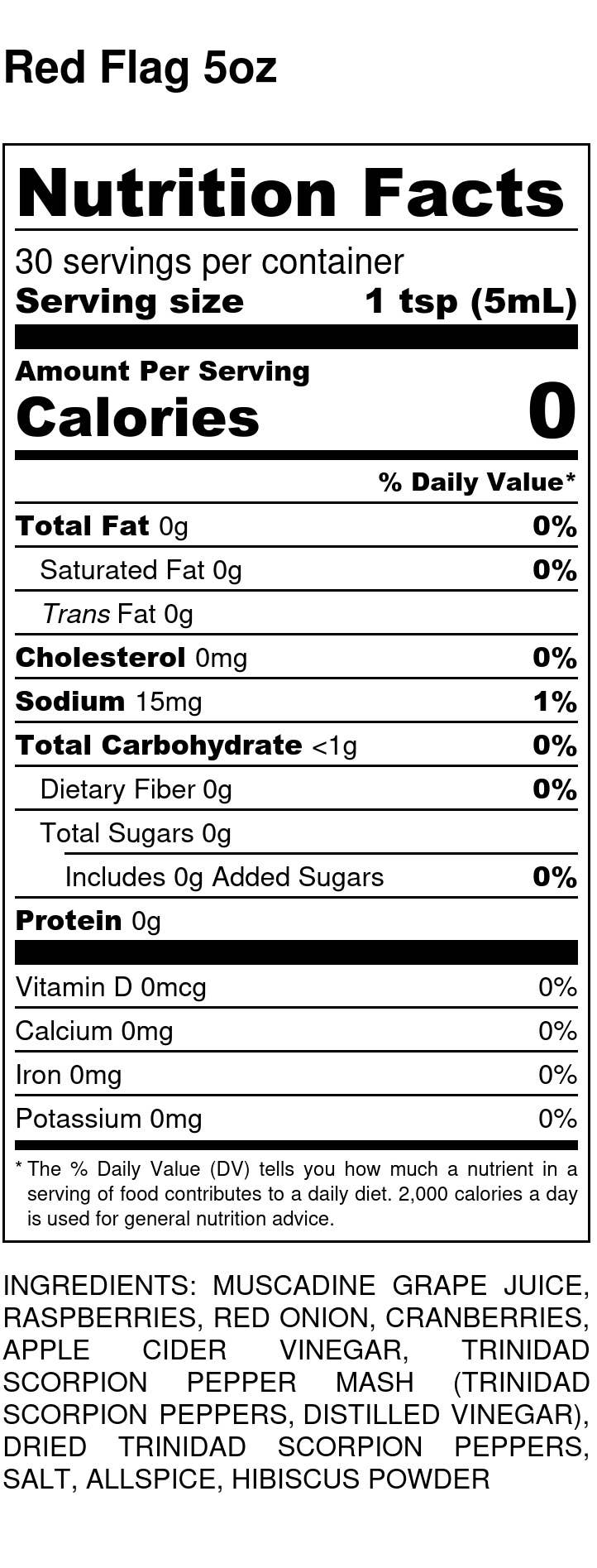 Black Eyed Susan Spice Company - Wholesale Hot Sauce - Red Flag Trinidad Scorpion Pepper Hot Sauce1