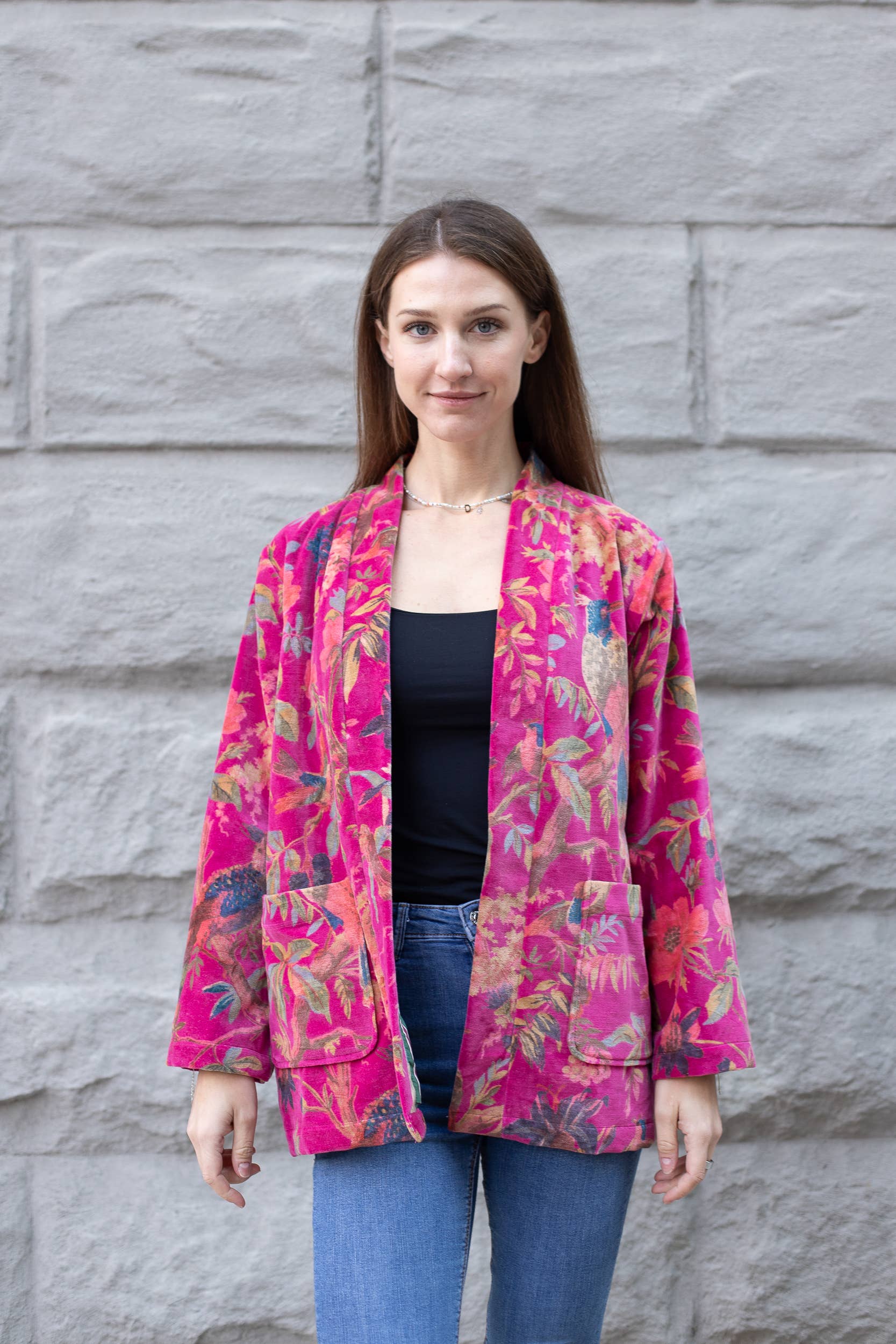 VIKOLINO - Venta al por mayor Kimono - Mujer - Chaqueta corta de terciopelo estilo kimono24