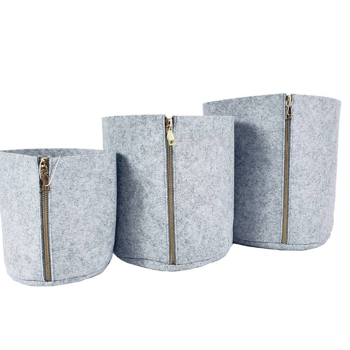 Aufbewahrungsorganisation mit Reißverschluss - 3er Set - Abfalleimer für den Großhandel von AH Bright