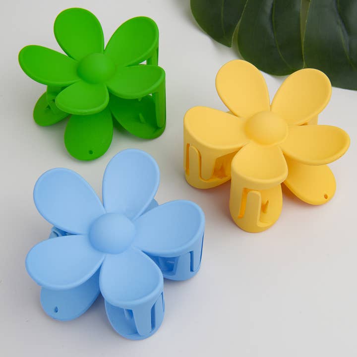 TheDivaSoap - Wholesale Hair clip – Women’s - 2.75'' Cute Large Flower Hair Claw Clips9