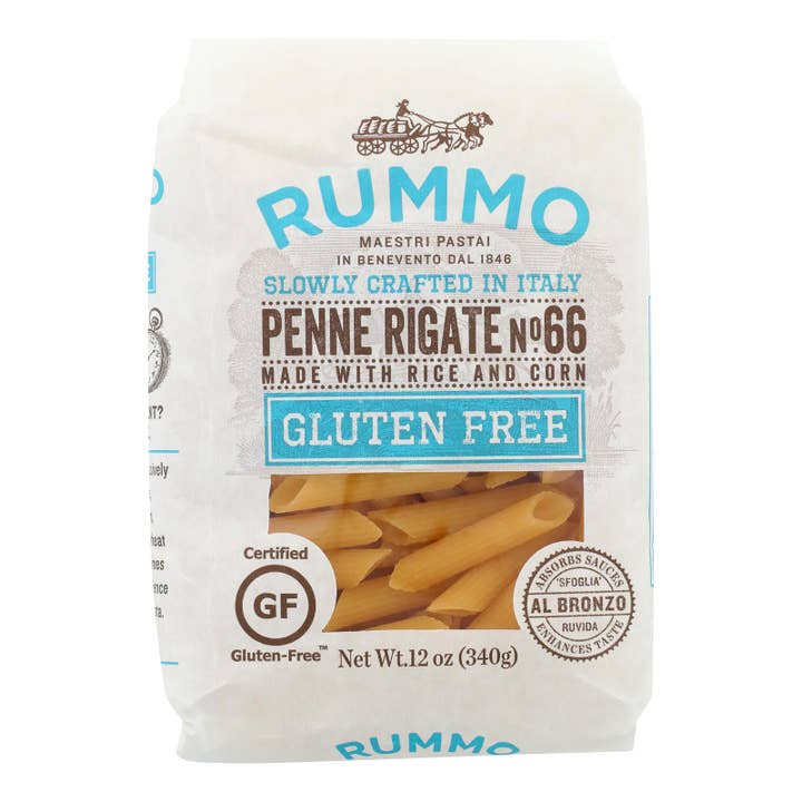 Rummo - Pasta Gluten Free Penne Rigate - Case of 12-12 OZ for wholesale by Everyday Supply Co