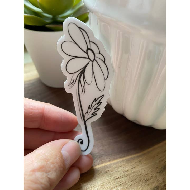 Beth Ann Erickson Designs - Wholesale Sticker - Daisy Stickers Water Bottle, Daisy Stickers7