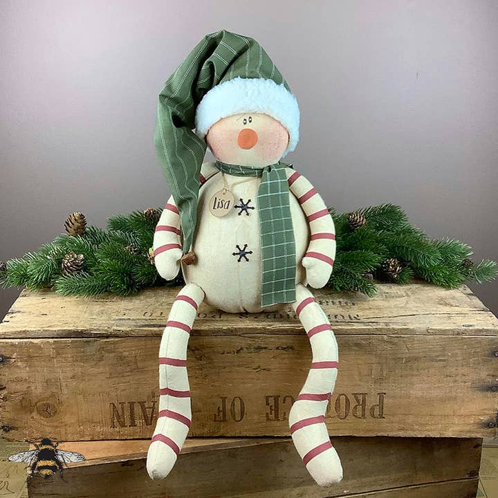 Honey and Me - Wholesale Decorative Figurine - Lisa -25th Anniversary Snowman