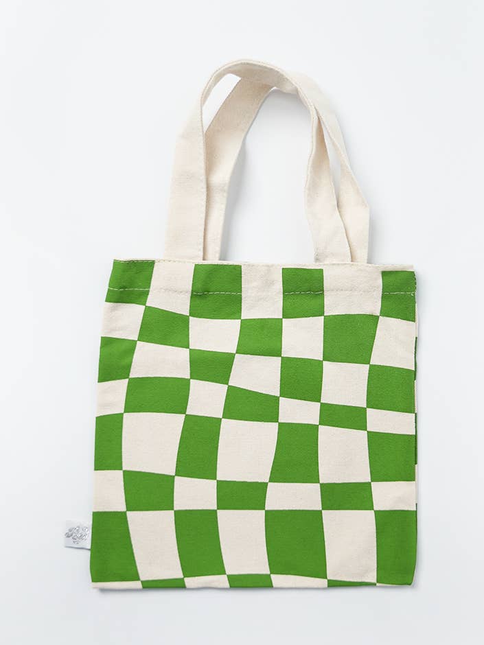 Checkered Mini Tote Bag - Little Chef Collection for wholesale by POP Party Supplies, LLC