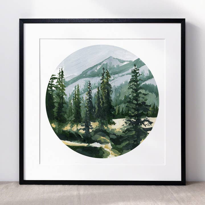 Pine Forest Fine Art Print for wholesale by Kasey Melissa Art