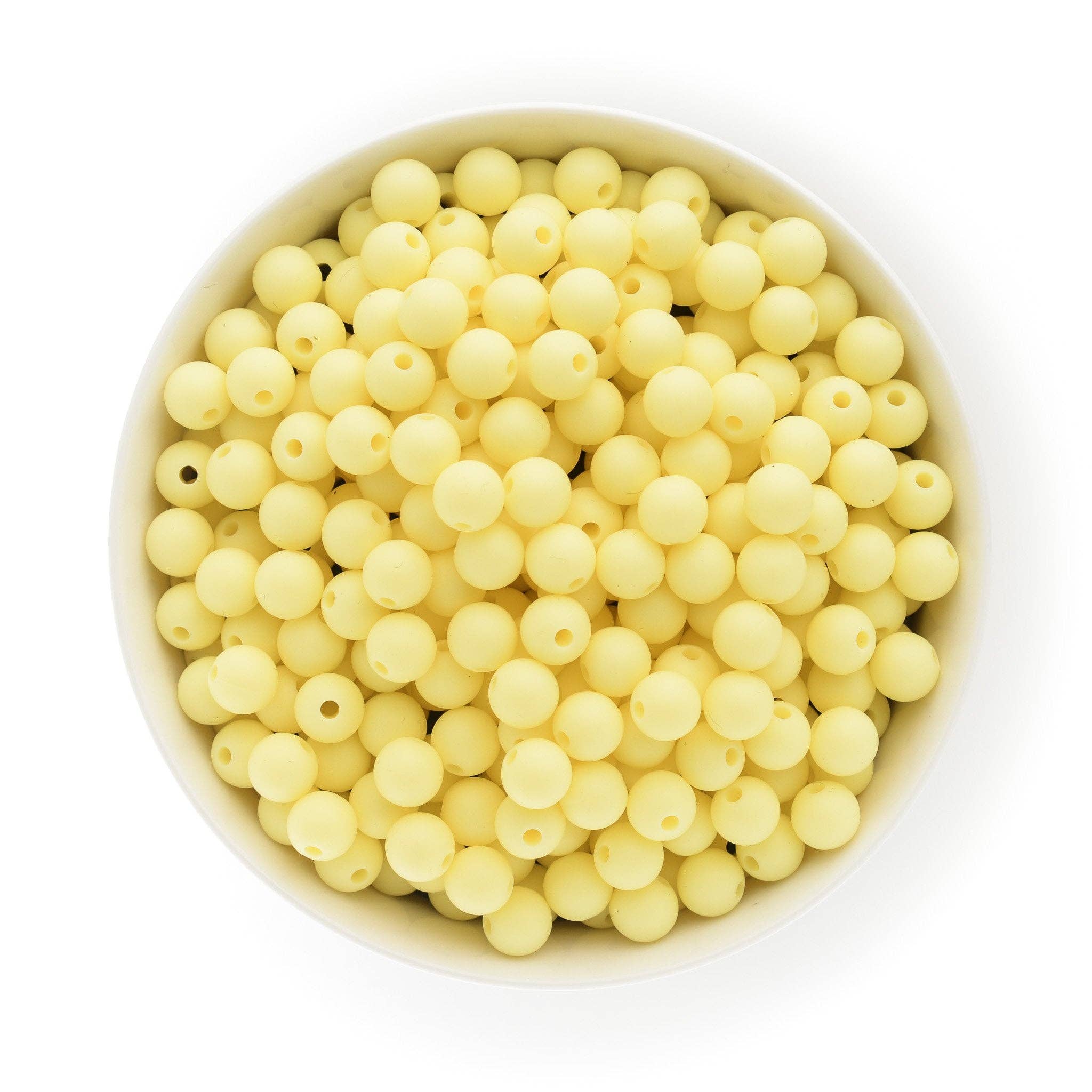 Cara & Co Silicone Craft Supply – Missangas por atacado – Contas redondas de silicone de 9 mm9