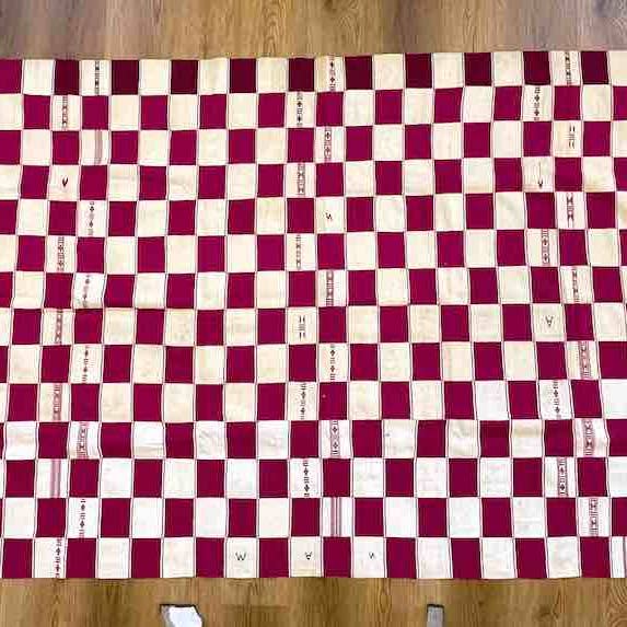 Large Vintage Fulani Handwoven Textile of Mali | 101 x 53" for wholesale by The Niger Bend