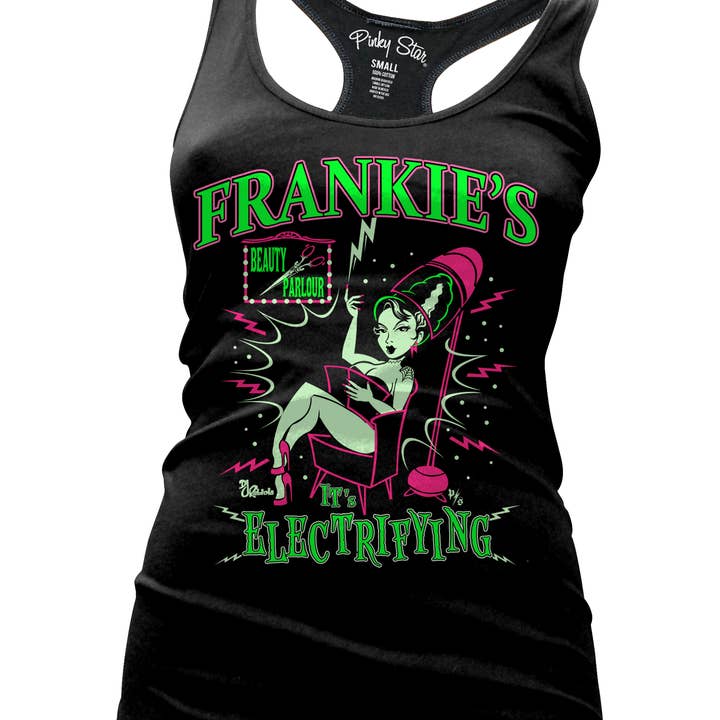 ES IST ELEKTRISIEREND, FRANKIES SCHÖNHEITSSALON Monster Tank für den Großhandel von Pinky Star