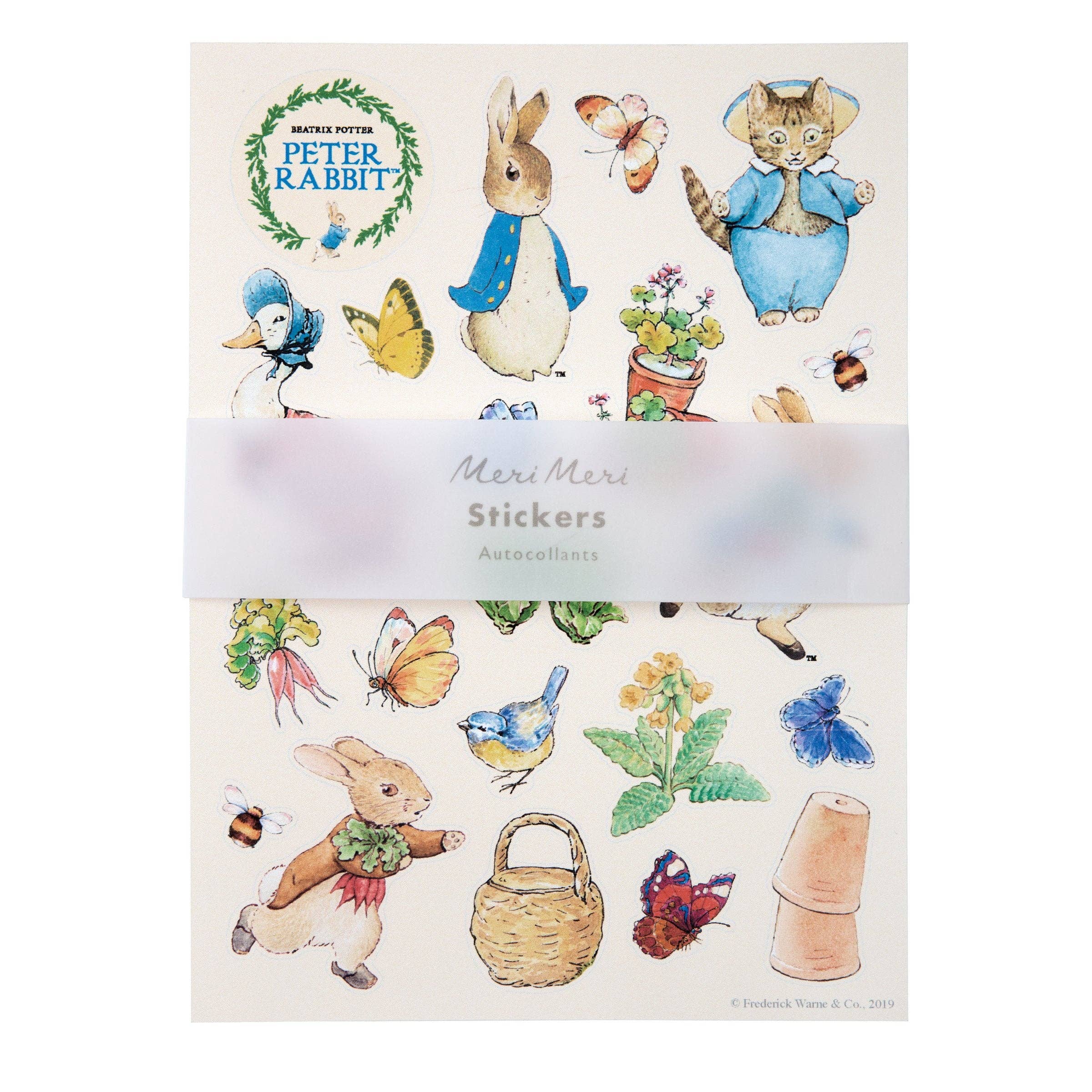 Meri Meri - Wholesale Sticker - Kids & Baby - Peter Rabbit™ Sticker Sheets0