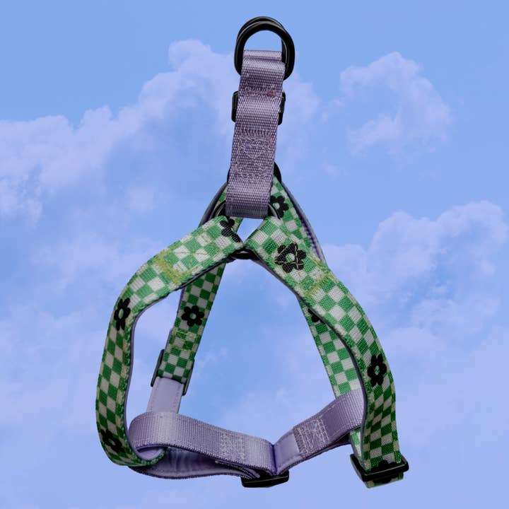 Picnic Recycled Step-In Dog Harness for wholesale by Nice Wolf