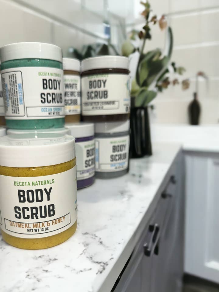 Emulsified Body Scrub for wholesale by Decota Naturals LLC
