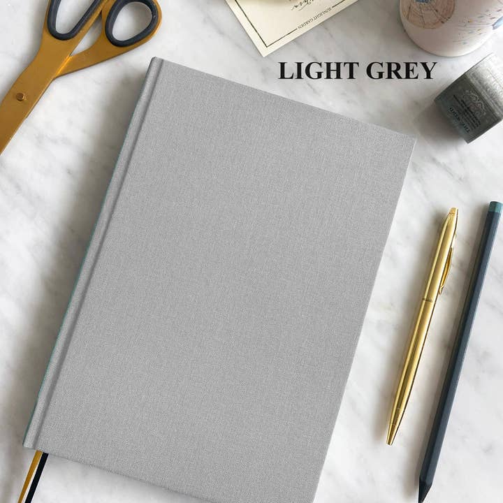 PAPERCROWN NI - Wholesale Notebook - Luxury Handmade Notebook Covered in Bookcloth with Endbands6