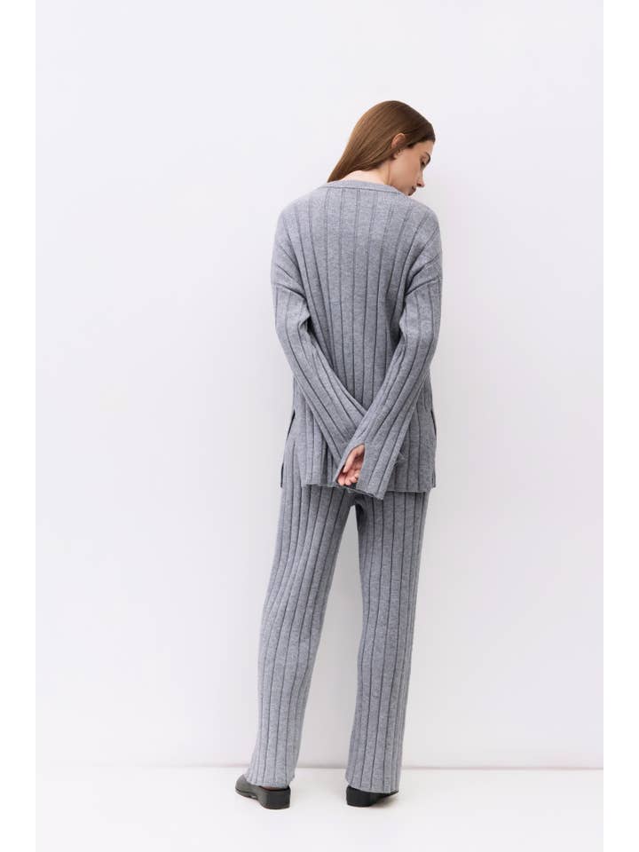 MOD REF - Venta al por mayor Jersey de punto - Mujer - El Suéter Dakota | Suéter de Punto Canalé para Estar en Casa5