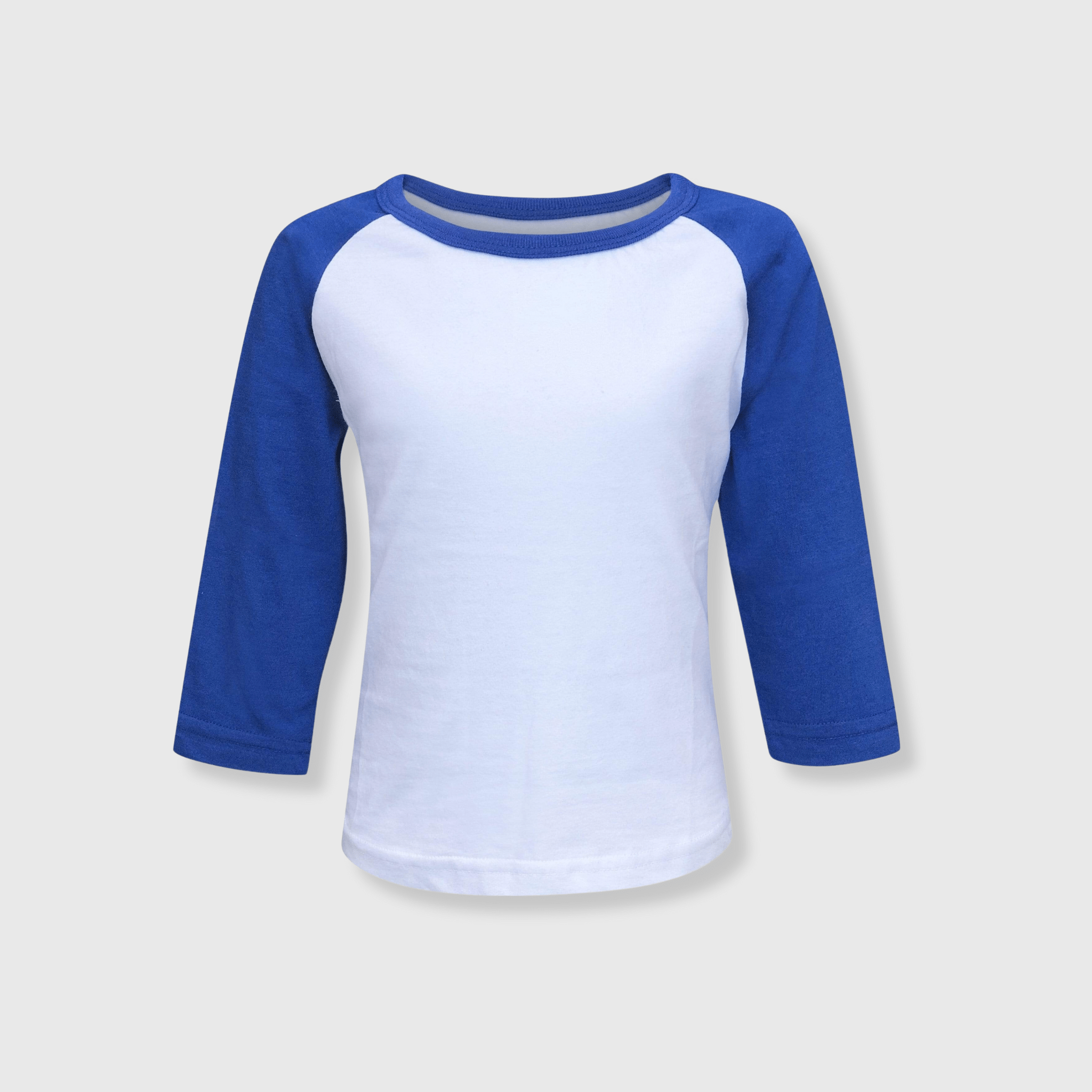 ILTEX Apparel - Wholesale T-Shirt - Kids - Kids 3/4 Sleeve Raglan Baseball T-Shirt – 25+ Colors1