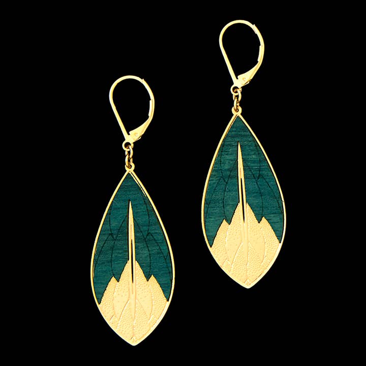 ATELIER AMELIE BLAISE - Wholesale Dangle Earrings - PHYSALIS wood earrings