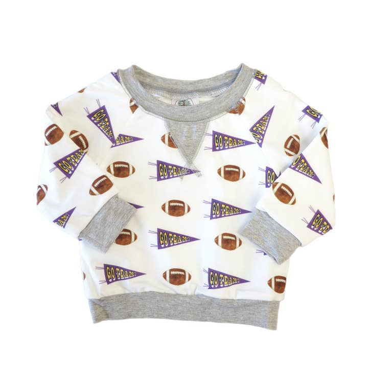 Jersey con portón trasero - Morado y dorado para venta al por mayor de Cypress Row Childrens