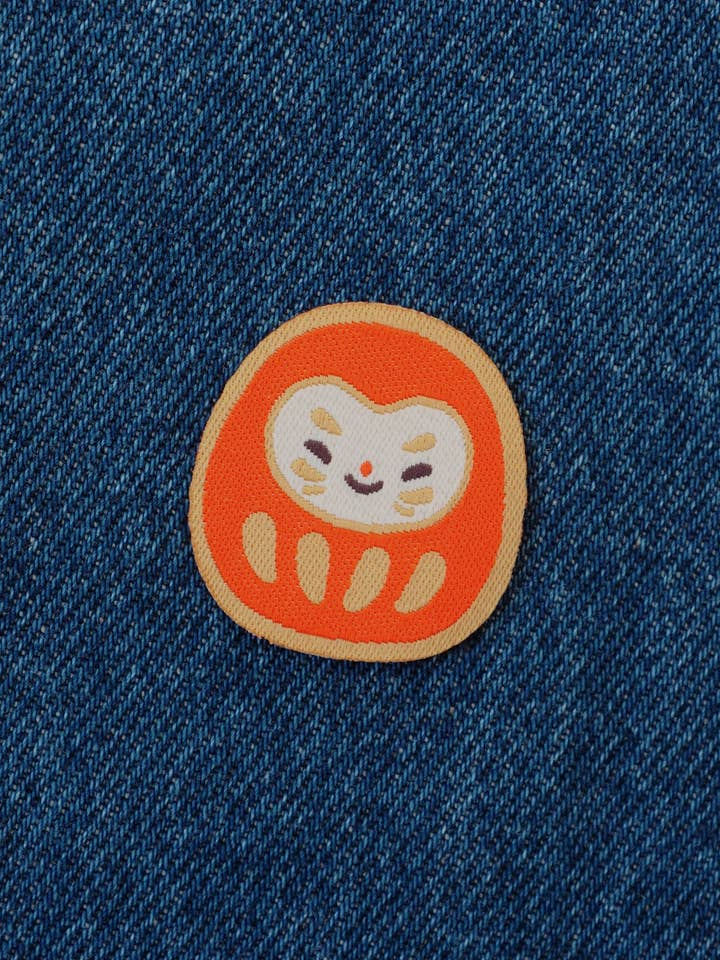 daruma • iron-on patch for wholesale by natamori