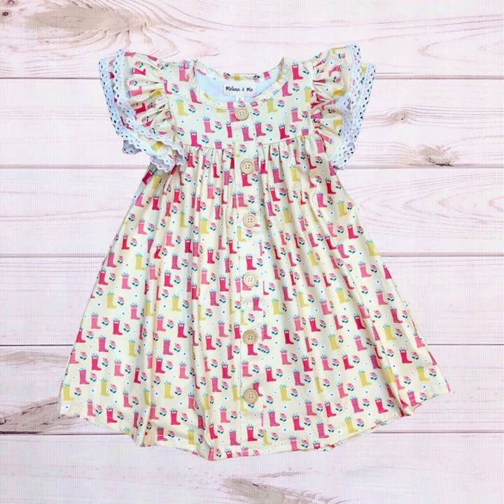 Rain Boots jurk voor wholesale door Melina & Me