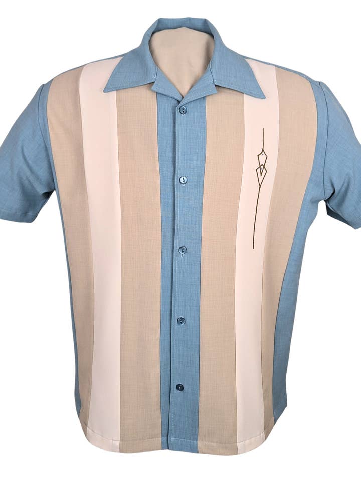 The Sheen in Aqua/Cream/Stone for wholesale by Steady Clothing