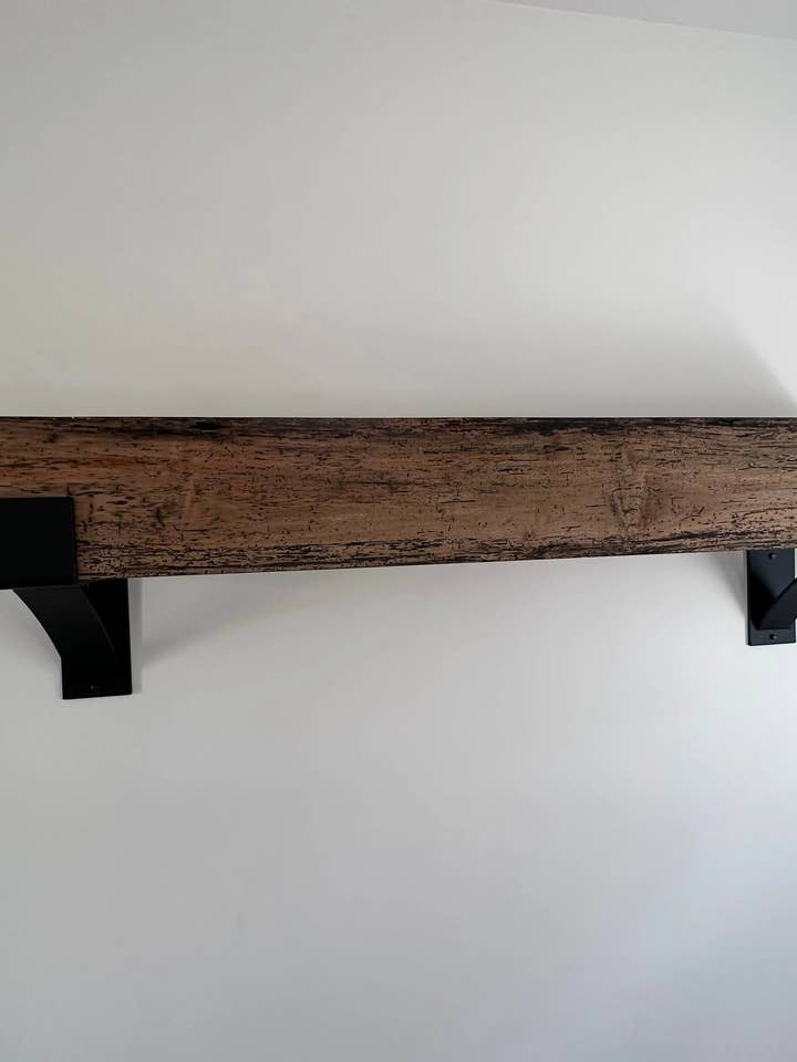 Kit de repisa y soporte de acero Driftwood para venta al por mayor de Industrial Farm Co