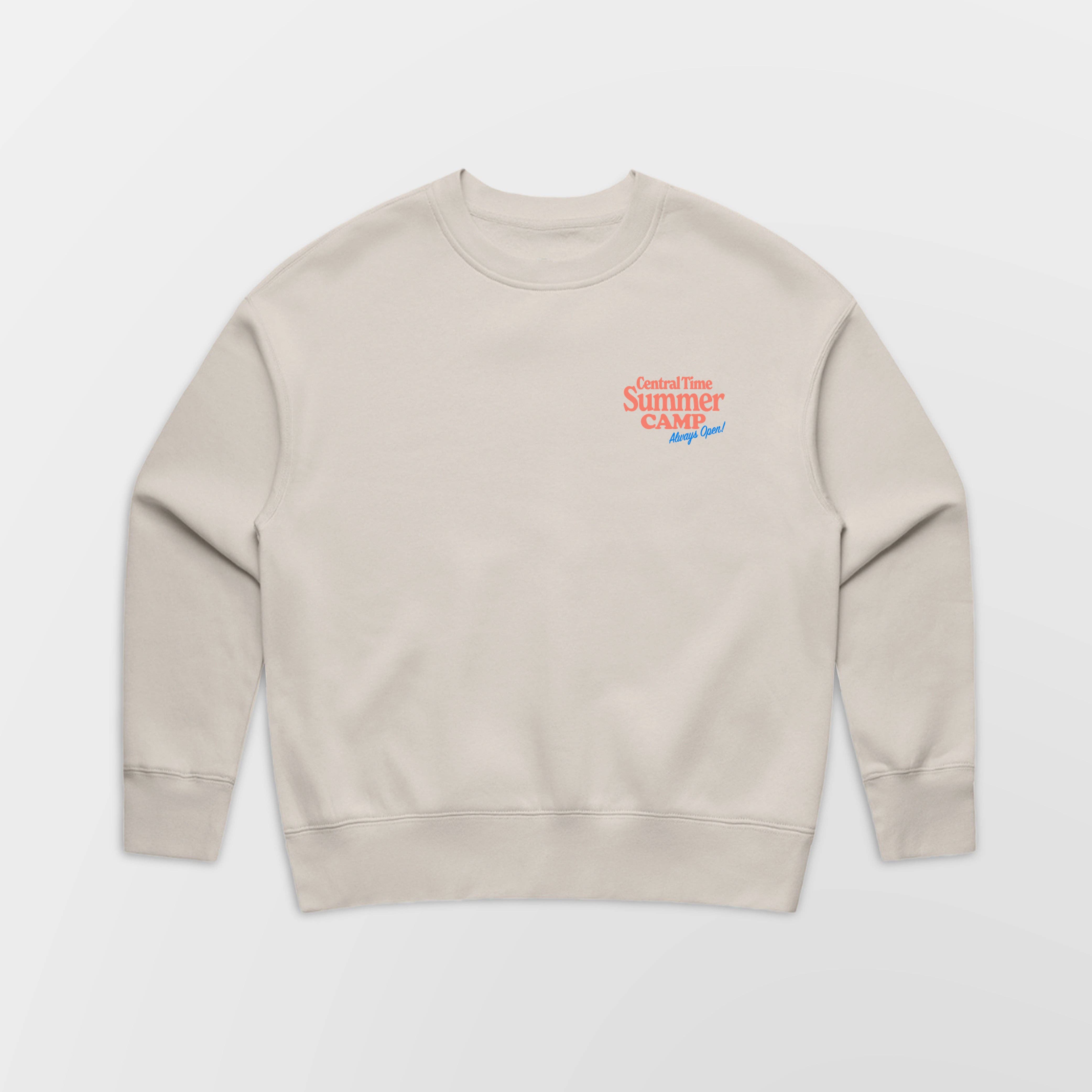 Giltee - Wholesale Graphic Sweatshirt - Women's - Central Time Summer Camp Women's Crew