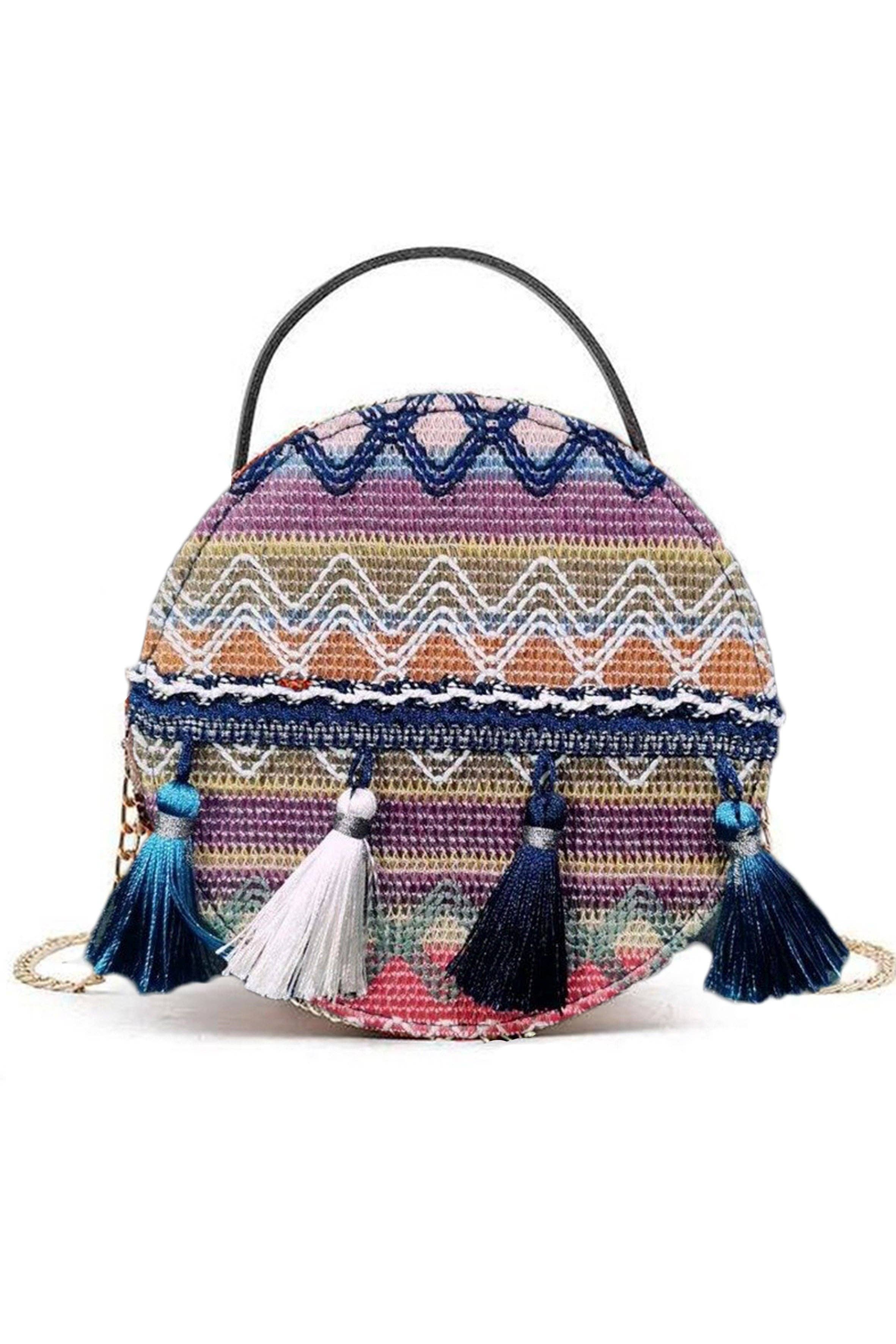 Orange BOHO Crossbody Bags  HB1154 for wholesale on Faire6