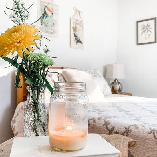 The Bathing Raven Candle Co. - Wholesale Jar/Filled Candle - Bohemian Paris | Farmhouse Mason Collection Soy Candle2