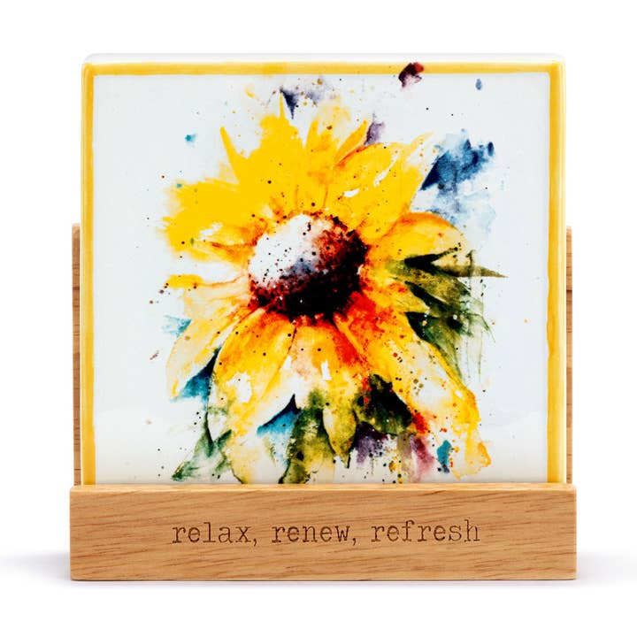 Sunflower Essential Oil Diffuser for wholesale by DEMDACO