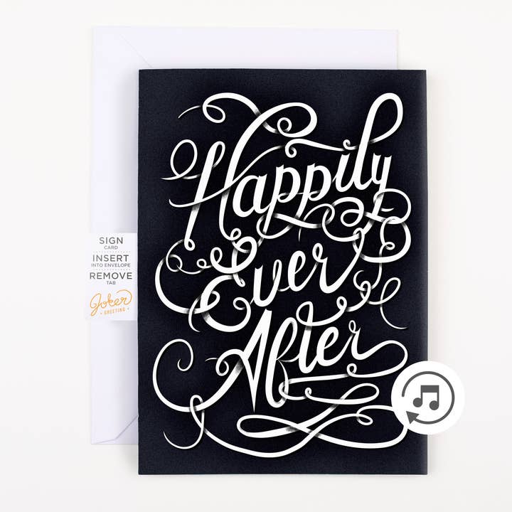 Endloses Hochzeitslied mit Glitzer für den Großhandel von Joker Greeting