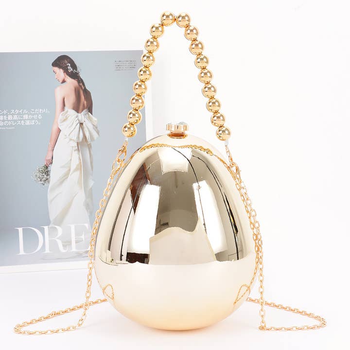 3AM BY H&D ACCESSORIES - Wholesale Clutch Bag - Women's - Metallic Acrylic Clutch