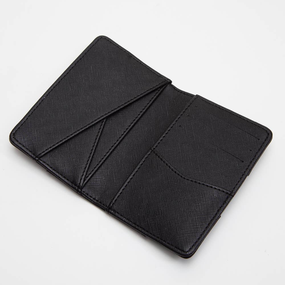 Queens Designs - Vente Portefeuille – femme - Portefeuille à deux volets tissé en cuir végétalien7