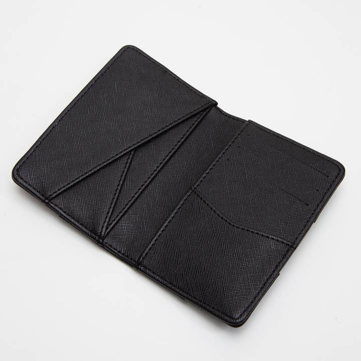 Queens Designs - Vente Portefeuille – femme - Portefeuille à deux volets tissé en cuir végétalien7