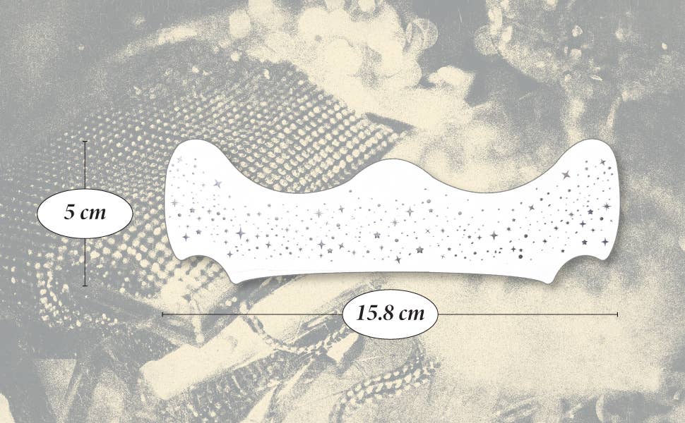 Fazit – wholesale Temporary tattoo – Silver Glitter Freckles Makeup Patches9