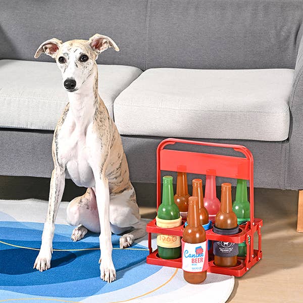 Hugsmart Products Inc – wholesale Tuggleksak för hund - Hund – HugSmart Pet - Boozy Tailz | Pup Light - TPR Gummihundleksak2