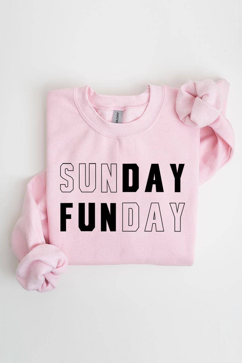 COLORBEAR - Vente Sweat-shirt à imprimés – femme - Chandails en molleton à motif graphique Sunday Funday8