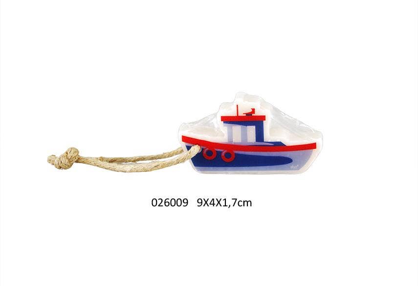 Faye - Wholesale Bar Soap - Boat Soap 'Boat' 50 Gr Cotton Flower 9 X 4 X 1.7 cm0