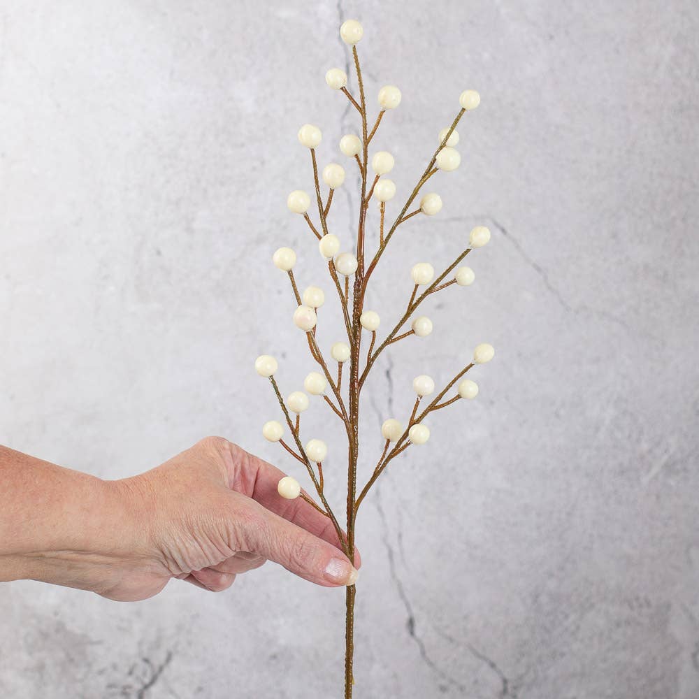 Factory Direct Craft - Wholesale Artificial Plant - 18" Weatherproof Artificial Outdoor Berry Stem -Select Color4